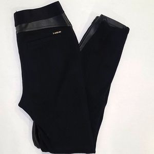 Bebe Black Faux Leather Leggings